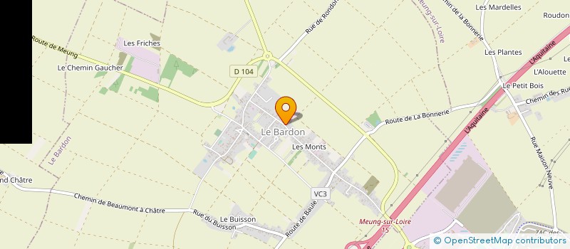 localisation de l'entreprise SGF à LE BARDON