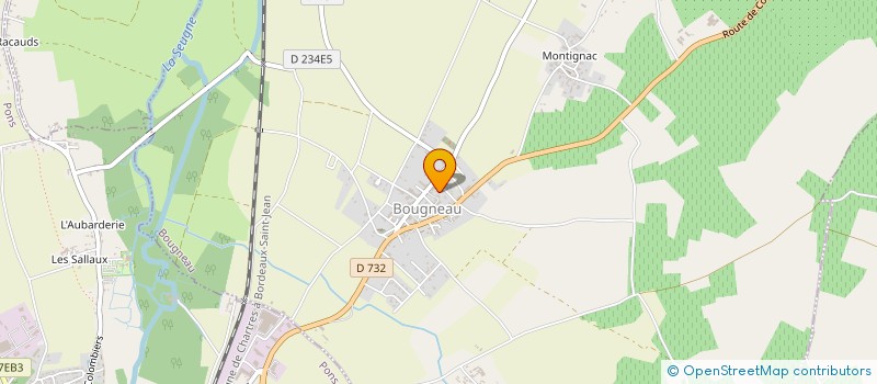 localisation de l'entreprise SGFI  SAINT-SEVER-DE-SAINTONGE