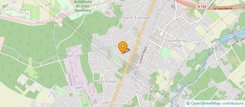 localisation de l'entreprise SGFORMATION à SAINT-GERMAIN-LES-ARPAJON