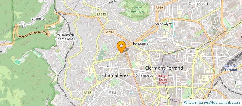 localisation de l'entreprise SGGASP  CHAMALIERES