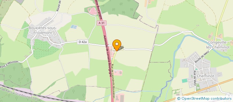 localisation de l'entreprise SGGRAPHIC  BOUXIERES-SOUS-FROIDMONT