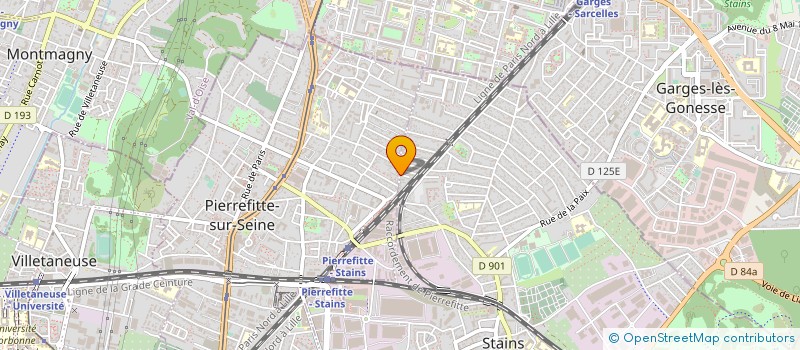 localisation de l'entreprise SGH à STAINS