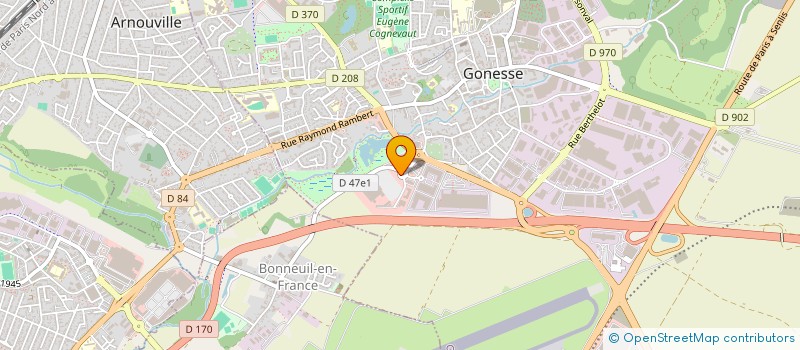 localisation de l'entreprise SGH FOOD à GONESSE