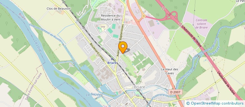 localisation de l'entreprise SGH HOTELS à BRIARE
