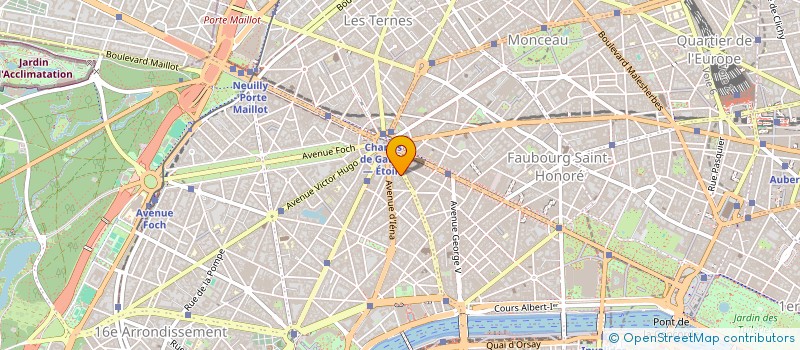 localisation de l'entreprise SGH IMMOBILIER à PARIS