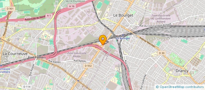 localisation de l'entreprise SGH LA COURNEUVE à LA COURNEUVE
