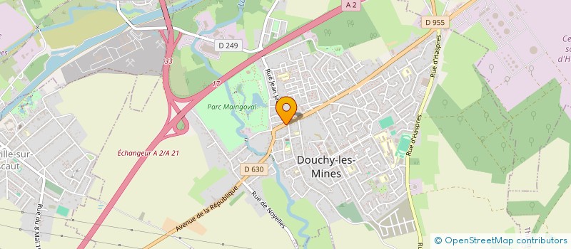 localisation de l'entreprise SGH ROUBAIX à DOUCHY-LES-MINES