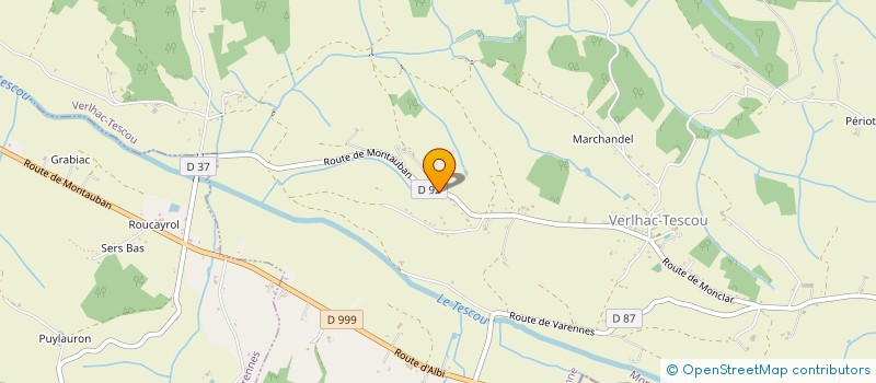 localisation de l'entreprise SGHIR IMMOBILIER  VERLHAC-TESCOU