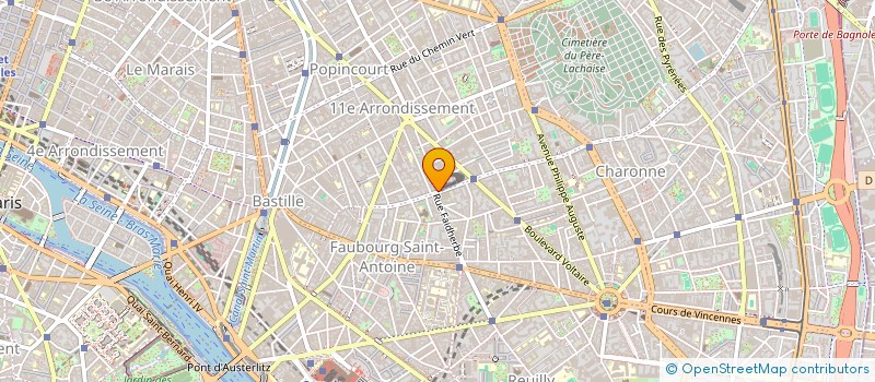 localisation de l'entreprise SGI 11  PARIS