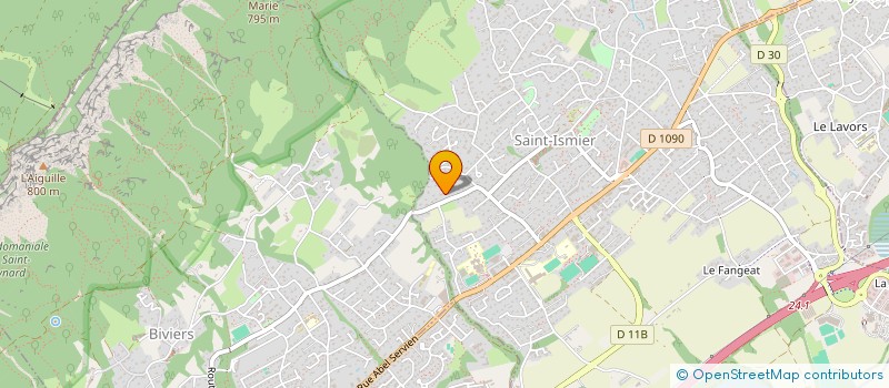localisation de l'entreprise SGI  SAINT-ISMIER