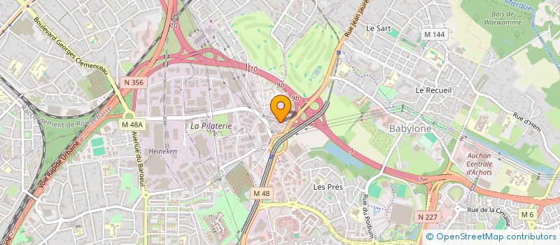 localisation de l'entreprise SGI à VILLENEUVE D ASCQ