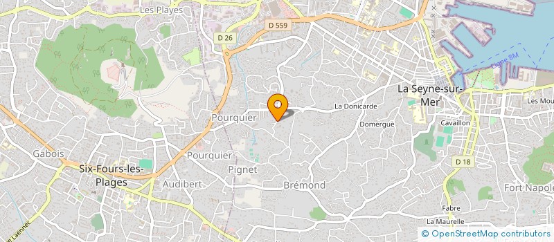 localisation de l'entreprise SGI INVEST  LA SEYNE-SUR-MER