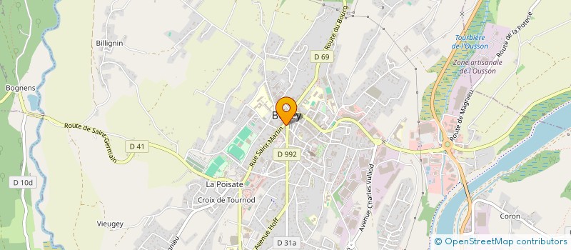 localisation de l'entreprise SGI PATRIMOINE  BELLEY