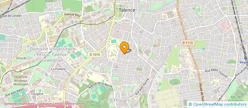 localisation de l'entreprise SGI - STUDIO GRAPHIQUE INDEPENDANT  BORDEAUX