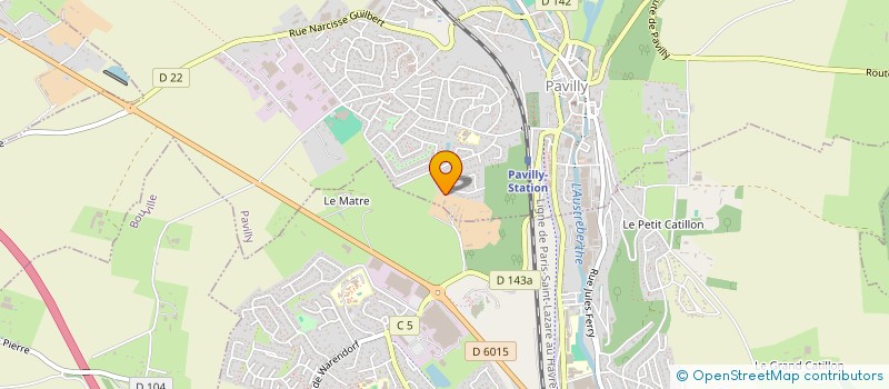 localisation de l'entreprise SGJ  PAVILLY