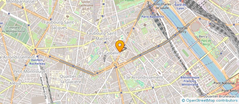 localisation de l'entreprise SGJ  PARIS