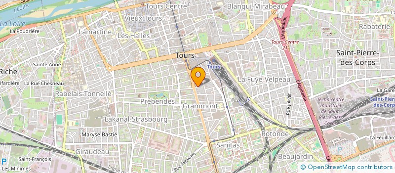 localisation de l'entreprise SGJP  TOURS