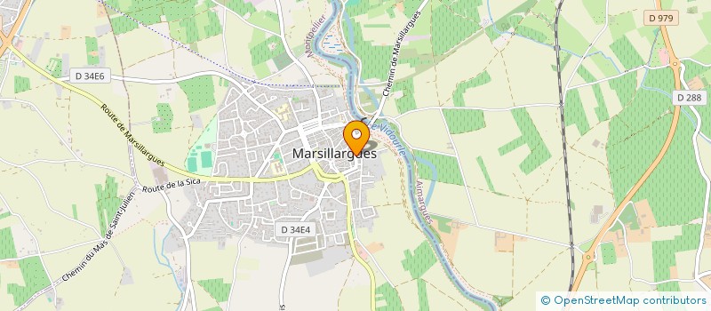 localisation de l'entreprise SGK  MARSILLARGUES