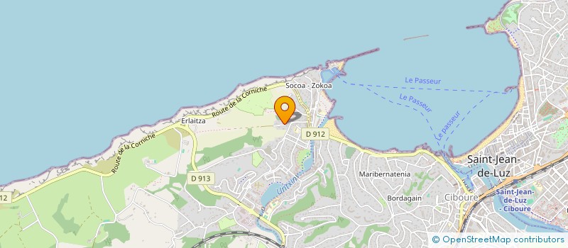 localisation de l'entreprise SGKG  URRUGNE