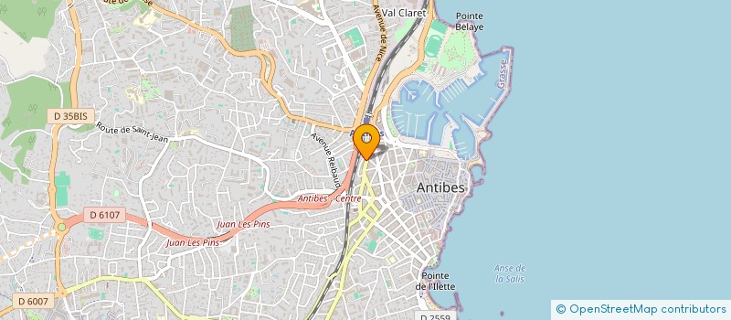 localisation de l'entreprise SGL à ANTIBES