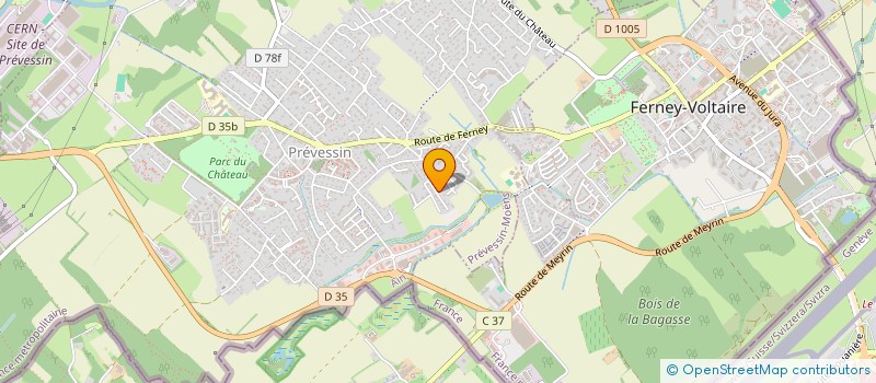 localisation de l'entreprise SGL à PREVESSIN-MOENS
