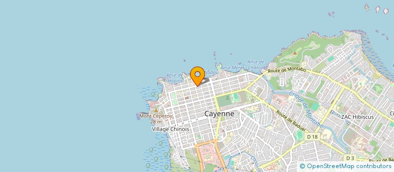 localisation de l'entreprise SGL  CAYENNE