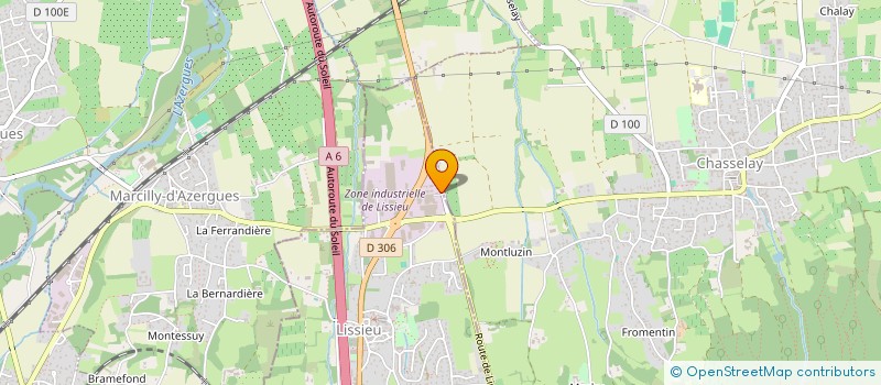 localisation de l'entreprise SGL CONSTRUCTION  LISSIEU