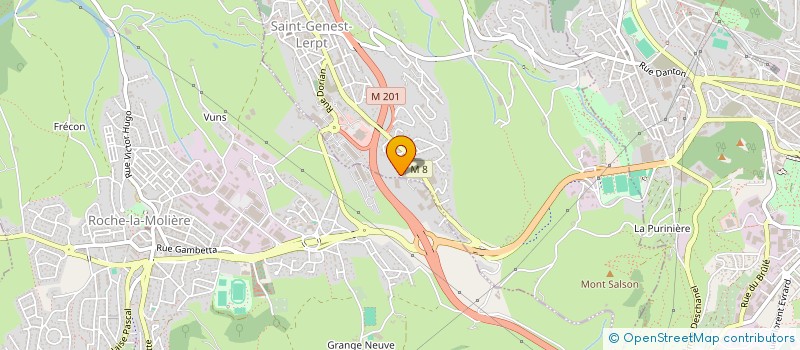 localisation de l'entreprise SGL MAMANS BIS  SAINT GENEST LERPT