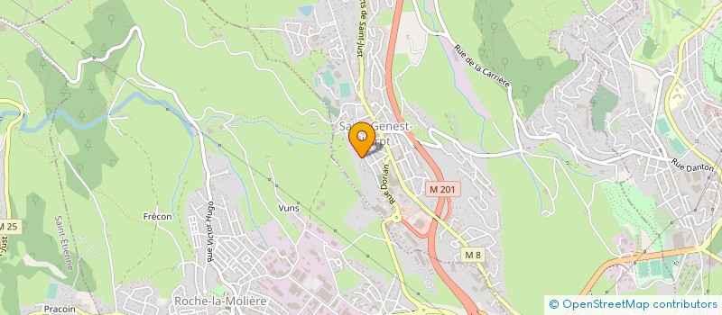 localisation de l'entreprise SGL STATION  SAINT GENEST LERPT