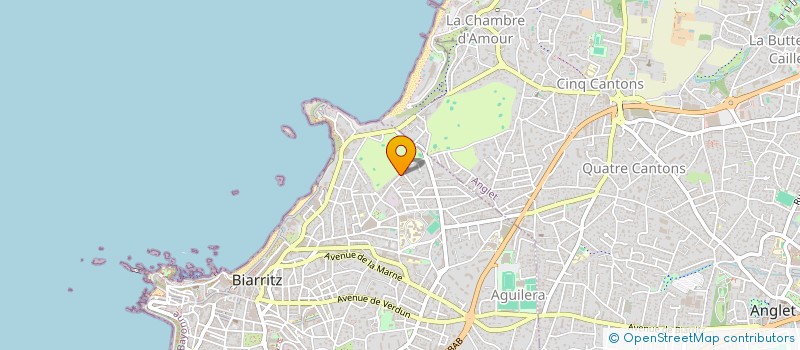 localisation de l'entreprise SGL TAXI 64 à BIARRITZ