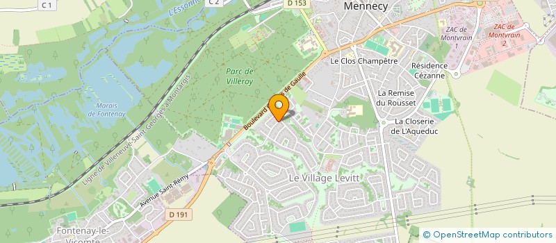 localisation de l'entreprise SGLI IMMO à MENNECY
