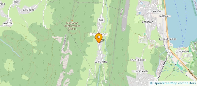 localisation de l'entreprise SGLOCATION  ENTREVERNES