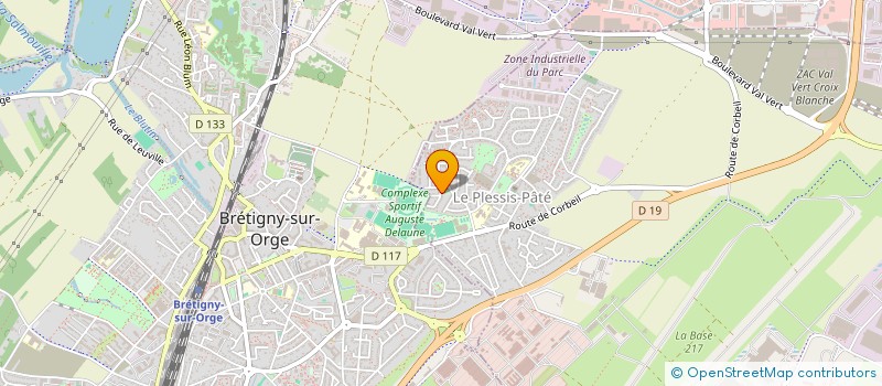 localisation de l'entreprise SGLP MEDICAL  LE PLESSIS-PATE