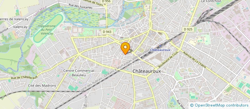 localisation de l'entreprise SGLPC à CHATEAUROUX