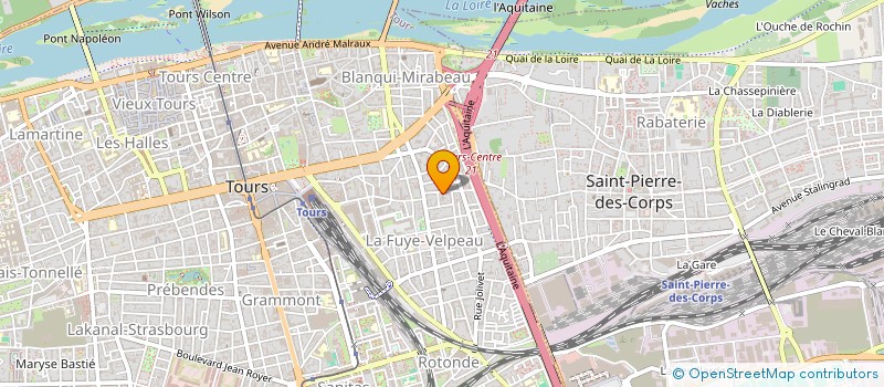 localisation de l'entreprise SGM  SAINT-PIERRE-DES-CORPS