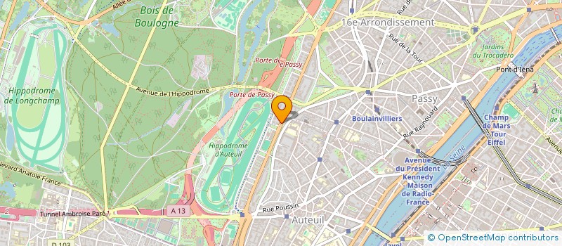 localisation de l'entreprise SGM  PARIS