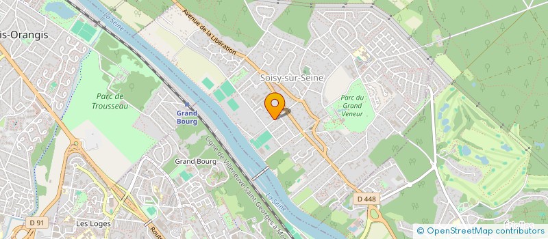 localisation de l'entreprise SGM à SOISY-SUR-SEINE