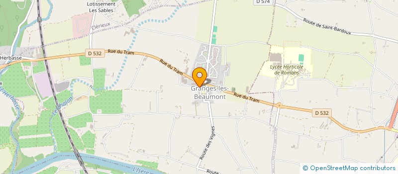 localisation de l'entreprise SGM AUTOMOBILE  GRANGES-LES-BEAUMONT