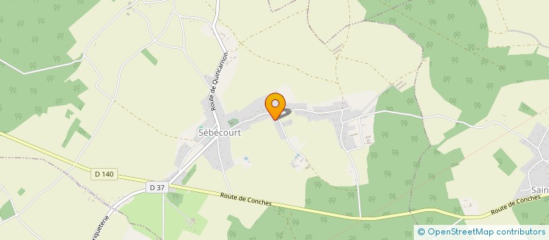 localisation de l'entreprise SGM AVENIR  SEBECOURT