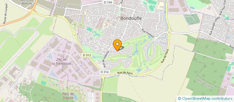 localisation de l'entreprise SGM IMMO à BONDOUFLE
