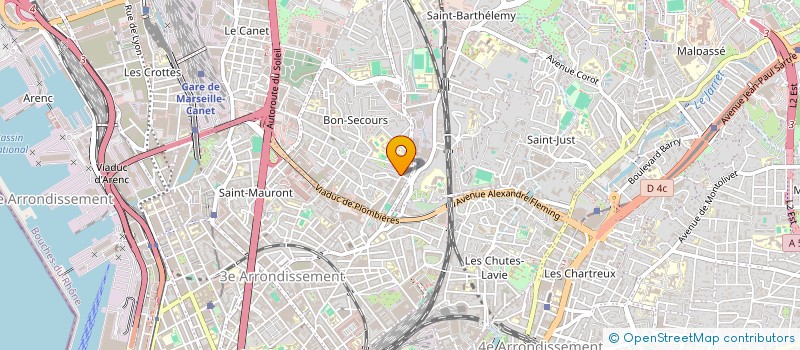localisation de l'entreprise SGM SAADANA à MARSEILLE