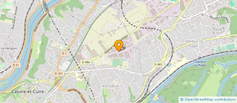 localisation de l'entreprise SGM SERVICE à CALUIRE-ET-CUIRE