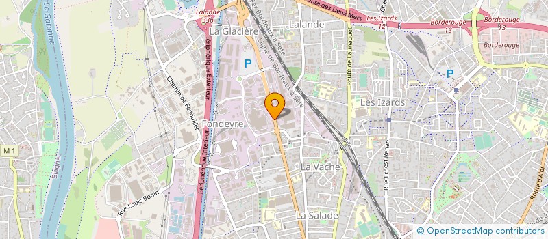 localisation de l'entreprise SGM - SOCIETE DE GESTION DE MATERIEL à TOULOUSE