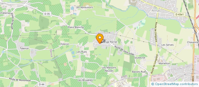 localisation de l'entreprise SGM TRUCKS à ARNAS