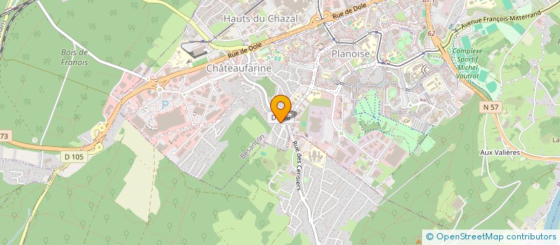 localisation de l'entreprise SGMA - STE GALE MACONNERIE ALTINTOP à BESANCON