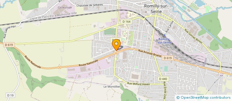 localisation de l'entreprise SGMC DISTRIBUTION à ROMILLY-SUR-SEINE