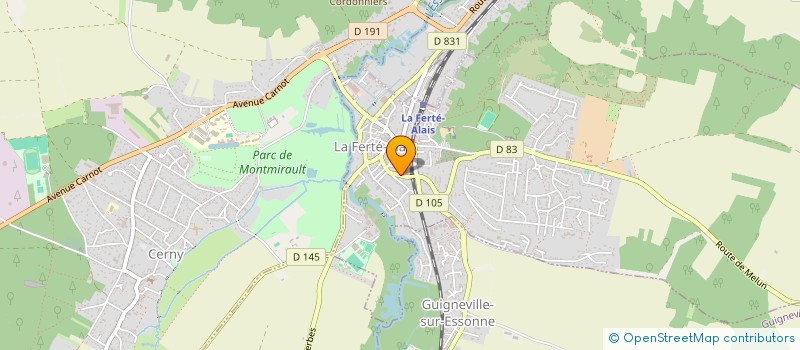 localisation de l'entreprise SGME BAT  LA FERTE-ALAIS