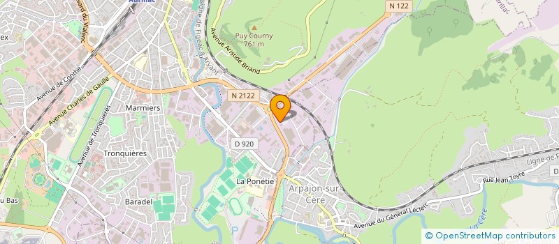 localisation de l'entreprise SGN AURILLAC à AURILLAC