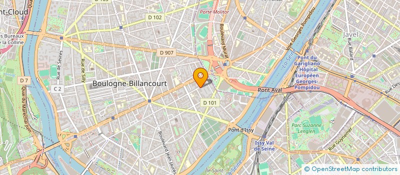 localisation de l'entreprise SGN TELECOM à BOULOGNE-BILLANCOURT