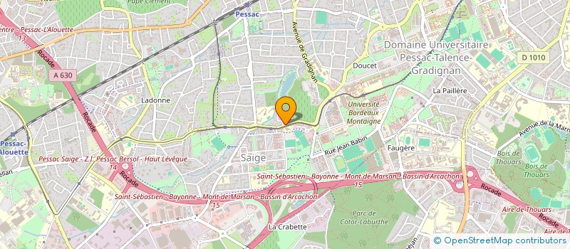 localisation de l'entreprise SGNEW à PESSAC